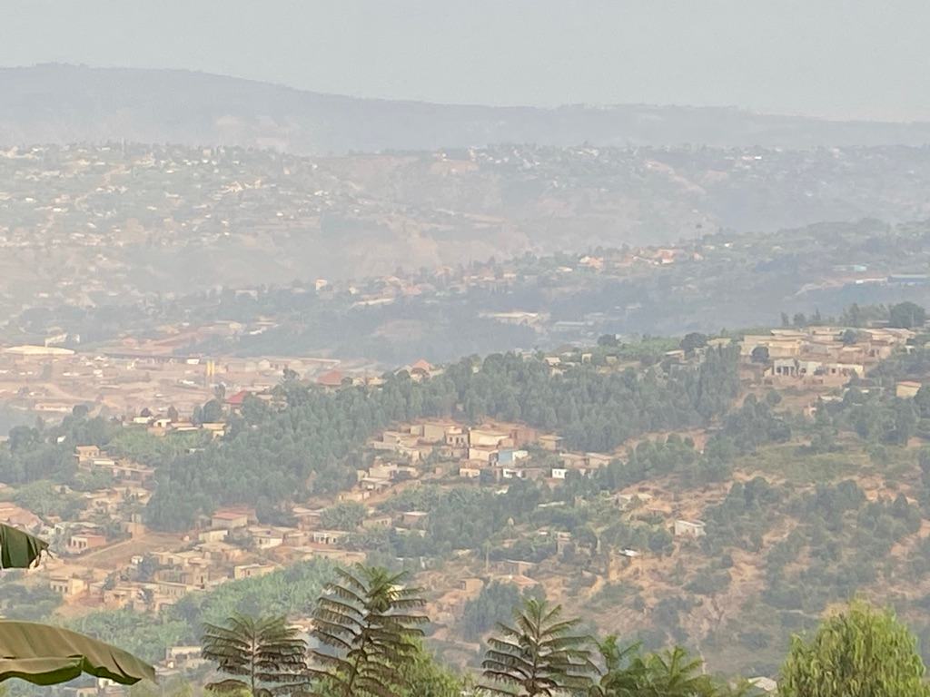The scenic hills of Rwanda